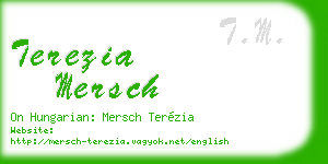 terezia mersch business card